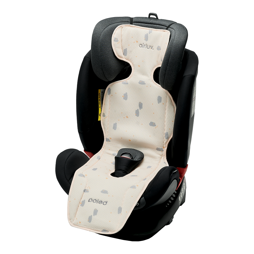 Thumbnail: Poled |AIRLUV4 Donut Smart Stroller Cooling Pad | Cream Yellow | Hong Kong Licensed