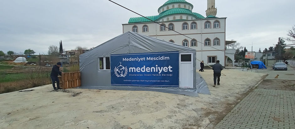 Çok şükür seyyar mescidimiz tamamlandı