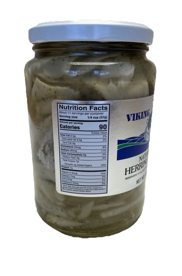 Thumbnail: Viking Prime Deli Style Dill Herring Cutlets