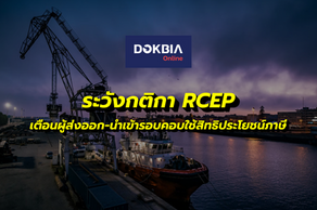 ระวังกติกา RCEP....เตือนผู้ส่งออก-นำเข้ารอบคอบใช้สิทธิประโยชน์ภาษี