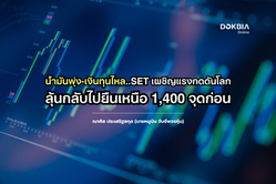 น้ำมันพุ่ง-เงินทุนไหล...SET เผชิญแรงกดดันโลกผันผวน ลุ้นกลับไปยืนเหนือ 1,400 จุดก่อน