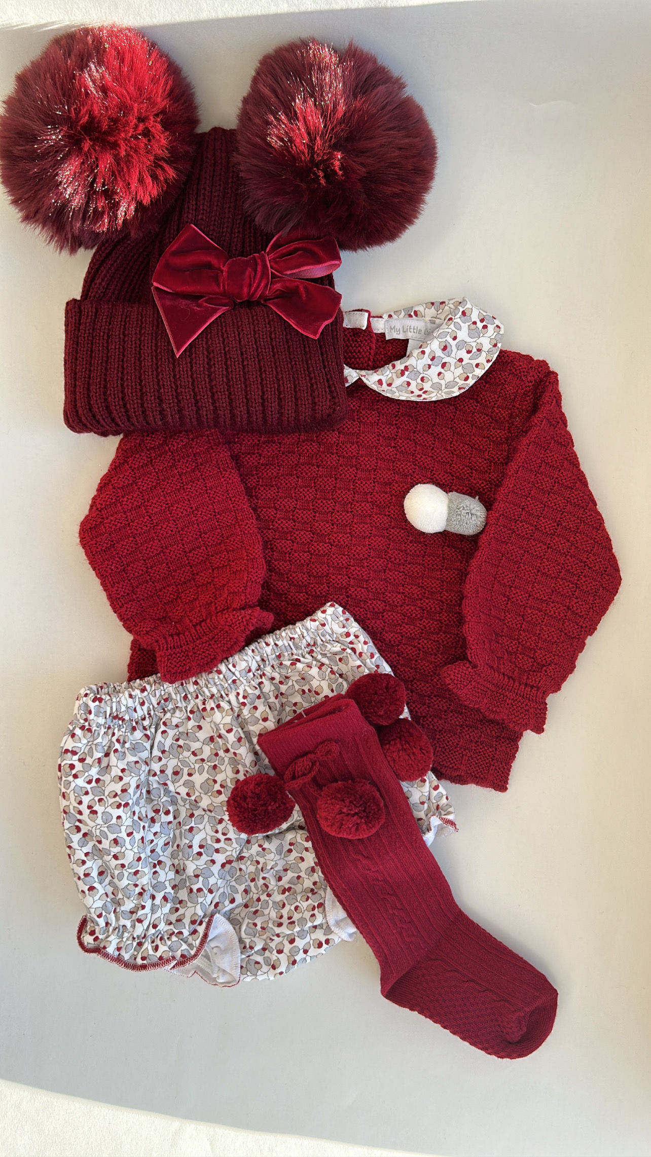 Girl’s Burgundy Gift Box
