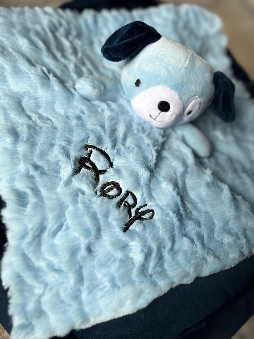 Thumbnail: Blanket & Comforter Bundle-Blue Patch the Dog