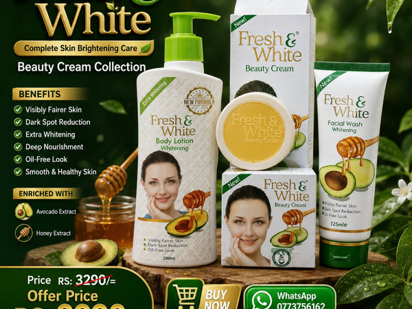 Fresh & White Beauty Cream Skincare Collection