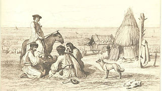 Théodore Valério - Pusztai pásztorok .1855.