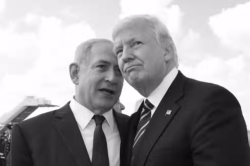  Benjamin Netanyahu e Dolnald Trump 