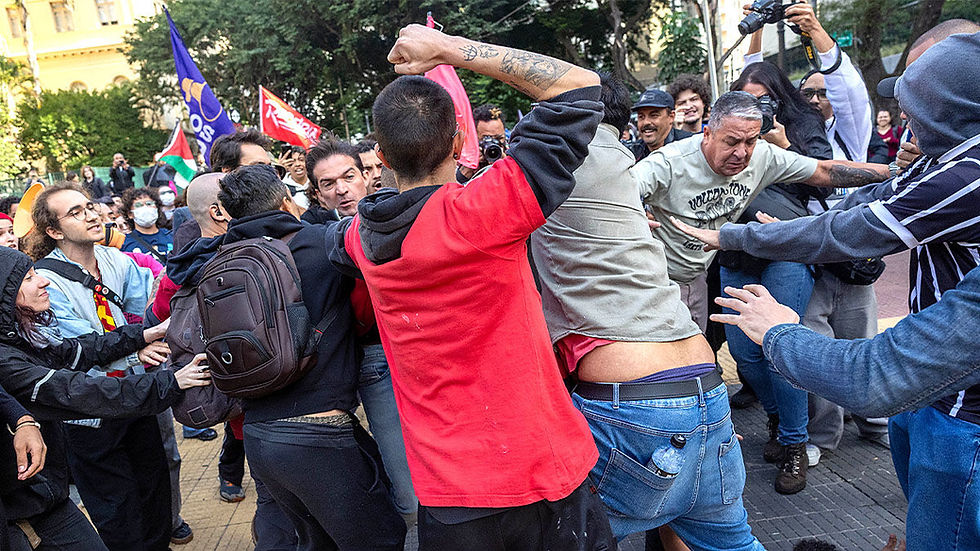 Rubinho Nunes entrou em confronto físico com alunos da USP | Danilo Verpa/Folhapress