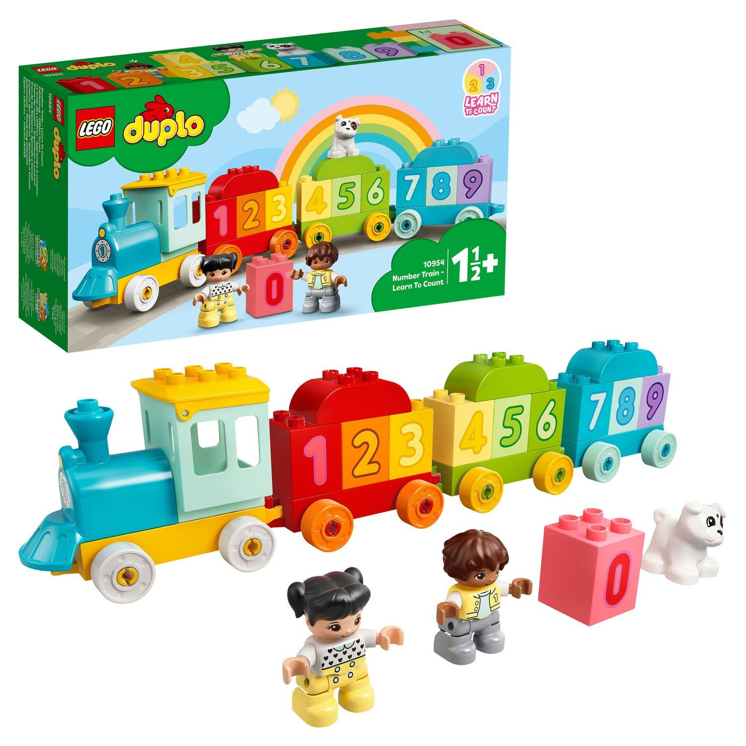 Конструктор LEGO DUPLO My First Поезд с цифрами-учимся считать