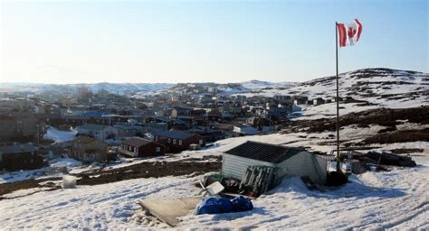 A photograph of Iqaluit, Nunavut, Canada in its snow-covered glory. Credit to the Government of Nunavut.