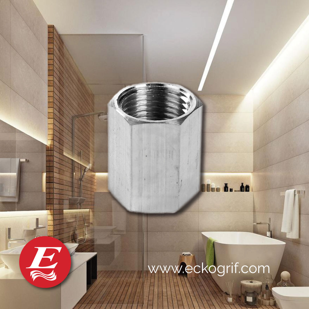 Unión hexagonal cromado