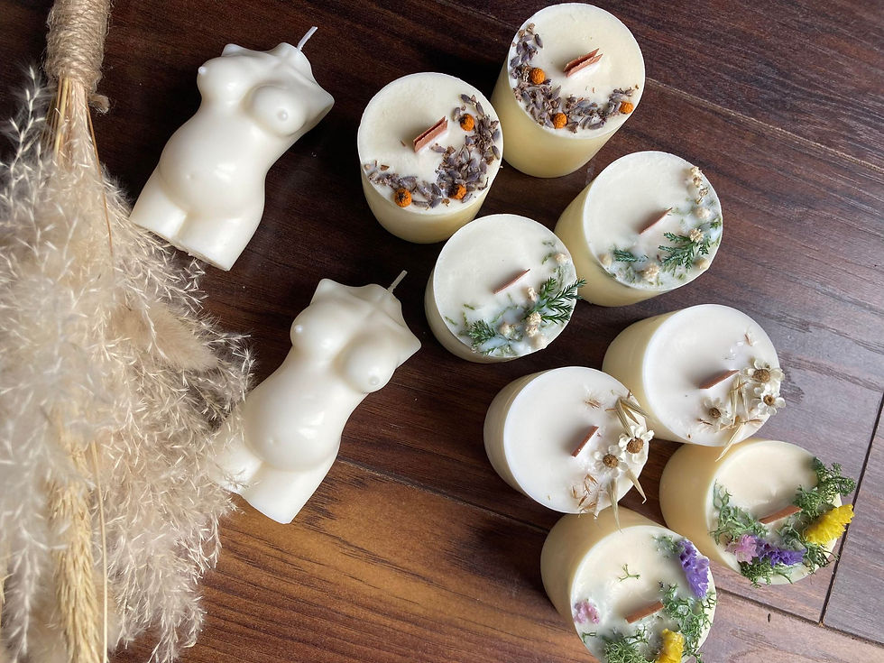 Thumbnail: "Surrender to magic" affirmation candle
