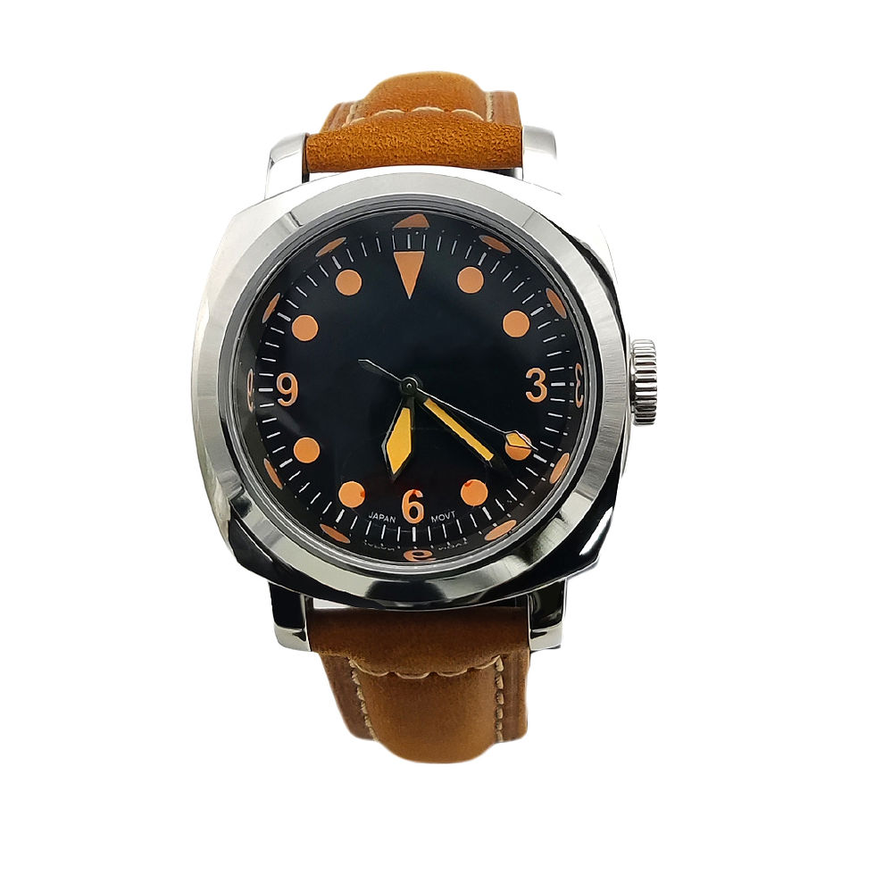 Miniatura: 40mm NH35A Automatic Case Stainless Steel with Handle Men's Watches Sapphire Gla