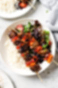 STEAK KABABS