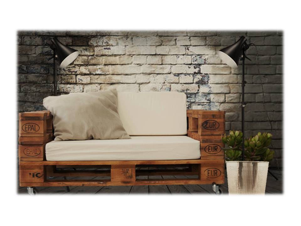 Miniatura: SOFA DE PALET CON RUEDAS