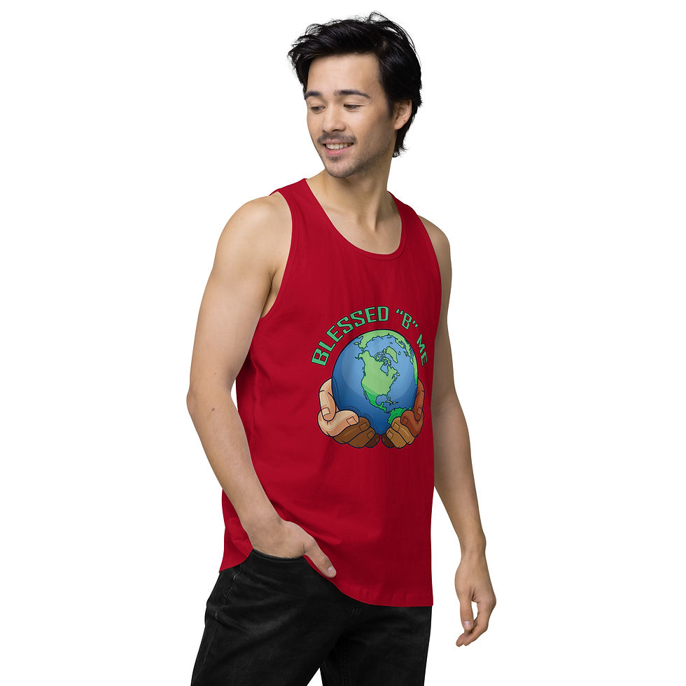 Thumbnail: Men’s Blessed "B" Me premium tank top