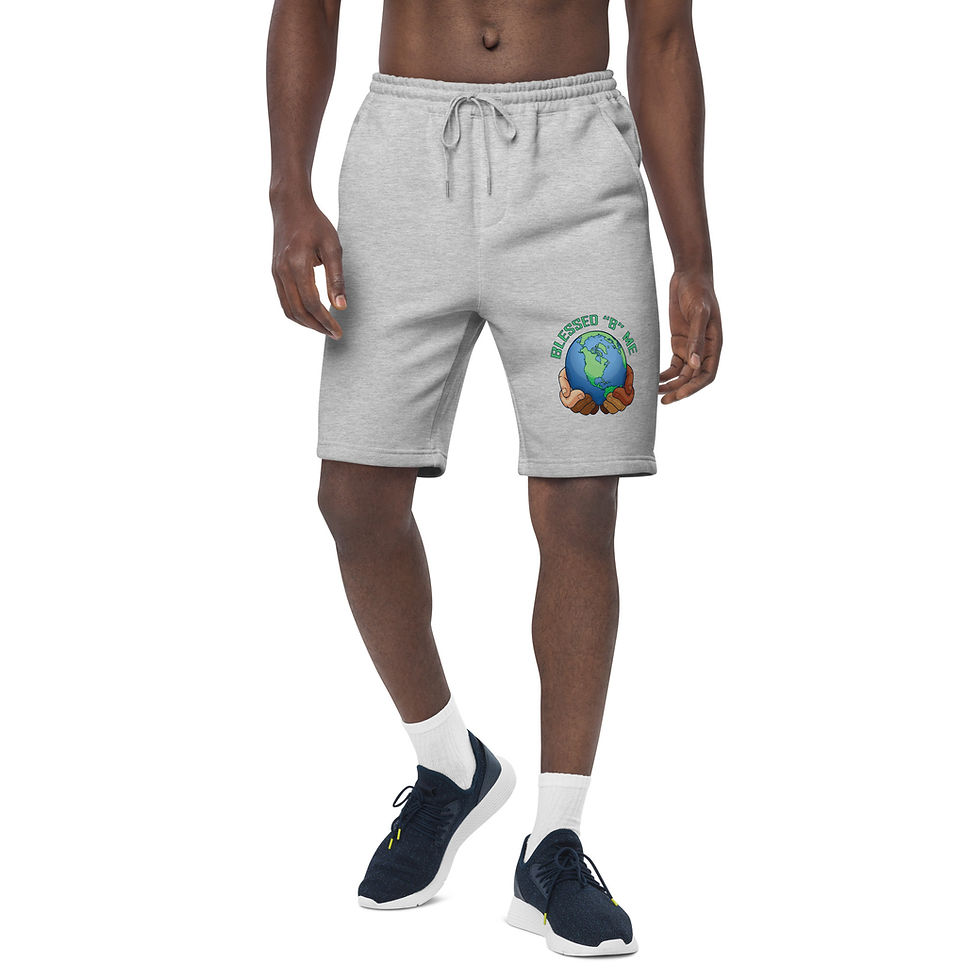 Thumbnail: Blessed "B" Me Men's fleece shorts