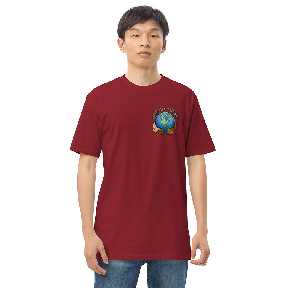 Thumbnail: Blessed "B" Me Men’s premium heavyweight tee