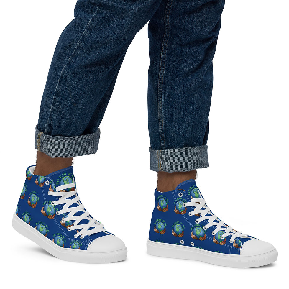 Thumbnail: Men’s high top canvas shoes