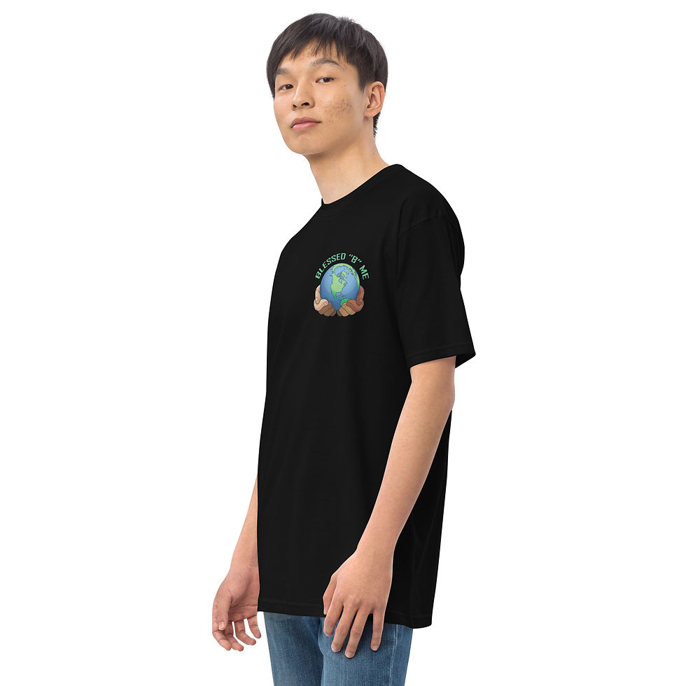 Thumbnail: Blessed "B" Me Men’s premium heavyweight tee