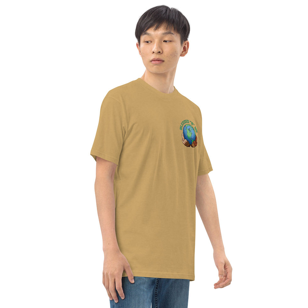 Thumbnail: Blessed "B" Me Men’s premium heavyweight tee