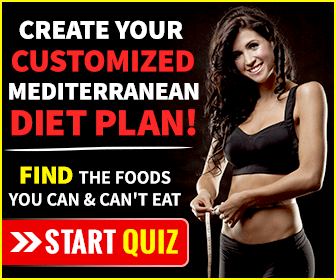 This vibrant banner features a smiling woman in athletic wear, celebrating her progress with a measuring tape—symbolizing weight loss and metabolic health. The bold headline encourages viewers to “Create Your Customized Mediterranean Diet Plan” and discover which foods to embrace or avoid. With a clear call-to-action to “Start Quiz,” the layout is designed to drive clicks and engagement. Perfect for affiliate campaigns, health blogs, and diet landing pages, this graphic appeals to women seeking sustainable, science-backed nutrition strategies. Whether you're focused on fat loss, energy, or clean eating, this quiz offers a fast and personalized way to get started. Jumpstart your wellness journey with a personalized Mediterranean diet plan tailored to your body and goals. 