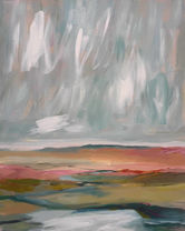 abstract landscape painting