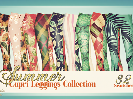Summer Capri Leggings Collection