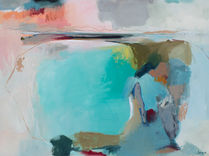 abstract landscape painting
