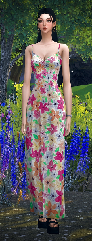 Refresh your Sim’s wardrobe with the stunning Dress N15 CC featuring flowing spring floral maxi dresses. With 18 distinct, gorgeous variations, you can dress your Sims in fresh, seasonal blooms with a complete boutique-style makeover that brings runway fashion right into your digital closet! Choose from an impressive variety of pastel botanicals, bold wildflower prints, and soft, airy colors tailored for a flattering, ankle-length fit that brings gorgeous personality and movement to your Sim's.