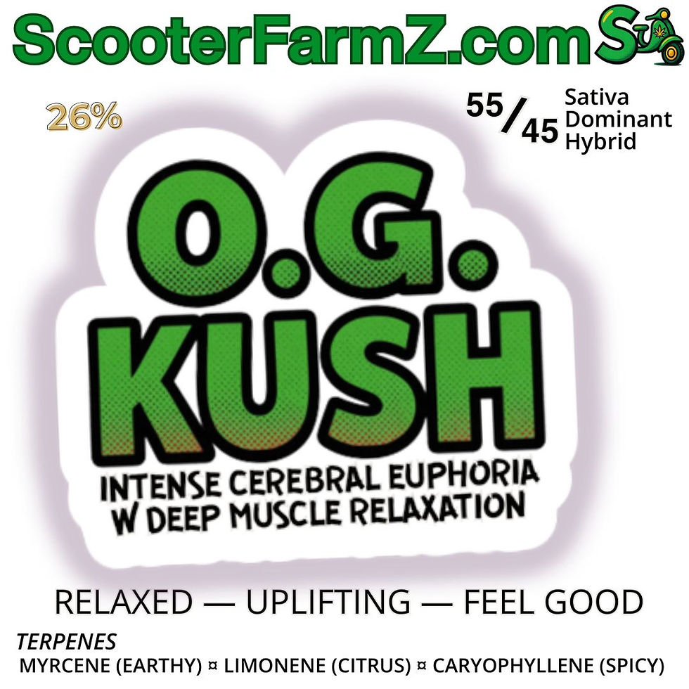 Creative Culture Collectibles "OG KUSH" Art Print