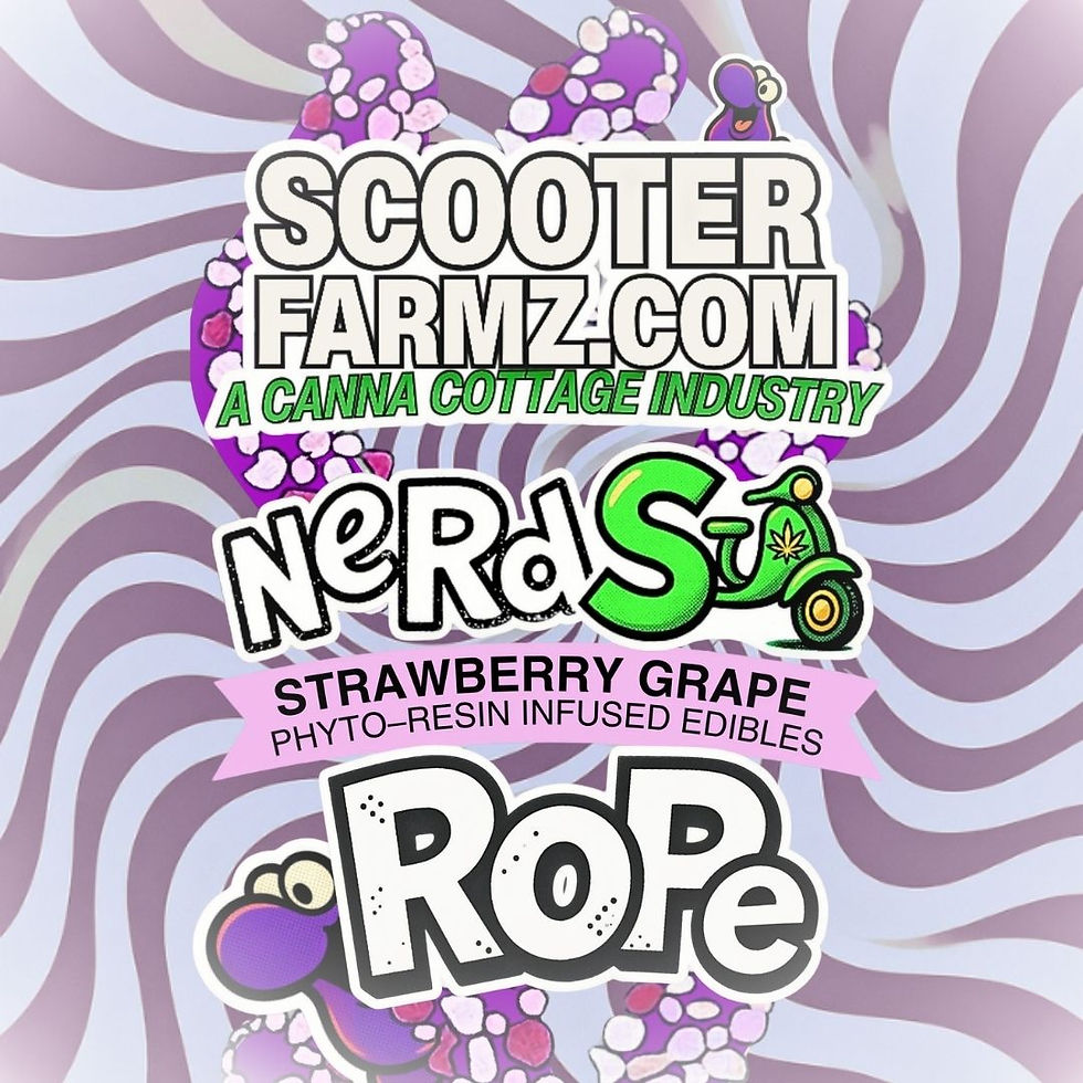 Creative Culture Collectibles "STRAWBERRY GRAPE NERD ROPE" Art Print