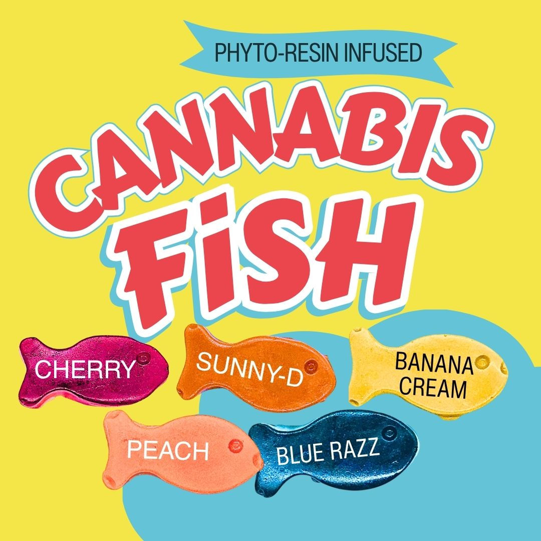 Creative Culture Collectibles "CANNABIS FISH" Art Print