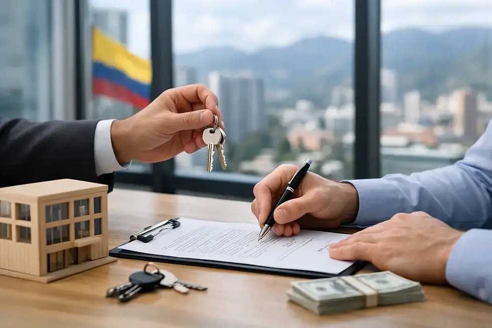 Contrato de arriendo comercial en Colombia