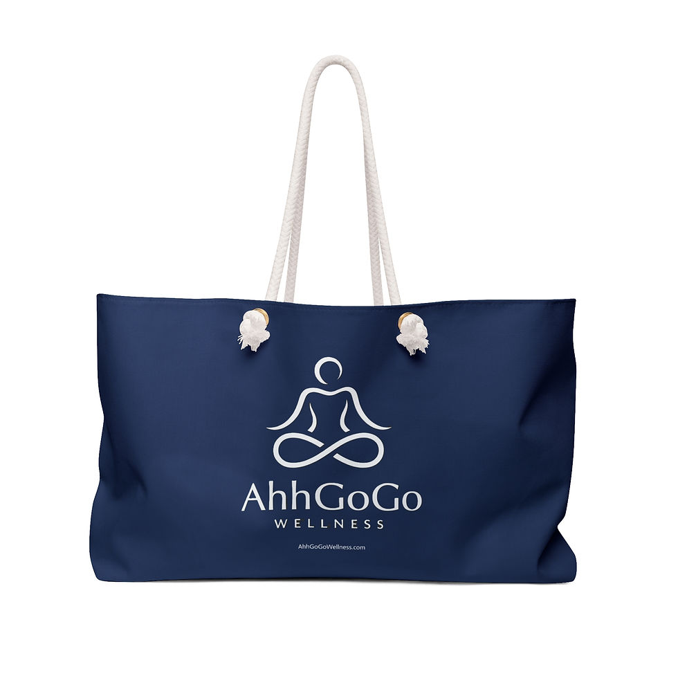 Thumbnail: Weekender Bag - Ahh GoGo Wellness - Navy