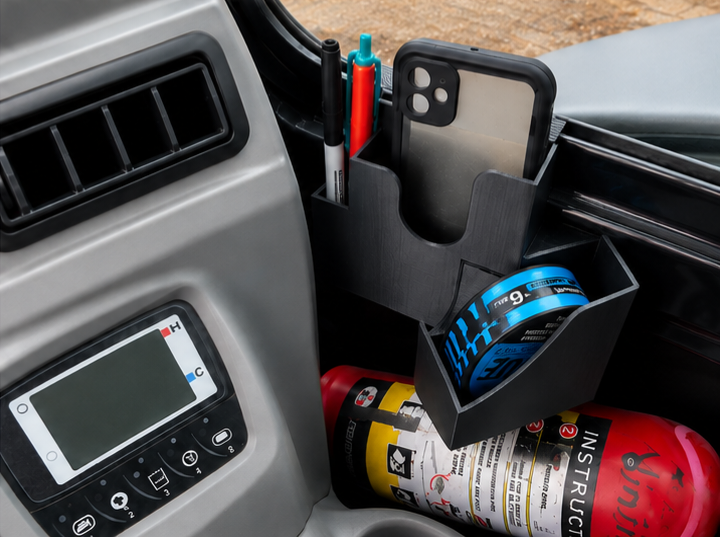 Kubota mini excavator organizer