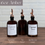 Thumbnail: 16-ounce Amber Glass Apothecary Bottle | Weighted Pour Spouts