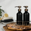 Thumbnail: Black Matte Glass Hand Soap + Dish Soap Dispenser Set | Apothecary Colle