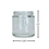 Thumbnail: 4 oz. Clear Glass 58-400 Straight Sided Jar with Black Metal Lid / Plastisol