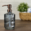 Thumbnail: Savannah Glass Bottle with Designer Metal Soap Dispenser