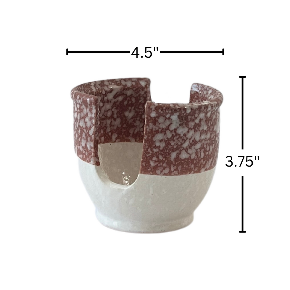 Thumbnail: Stoneware Slotted Sponge Holder