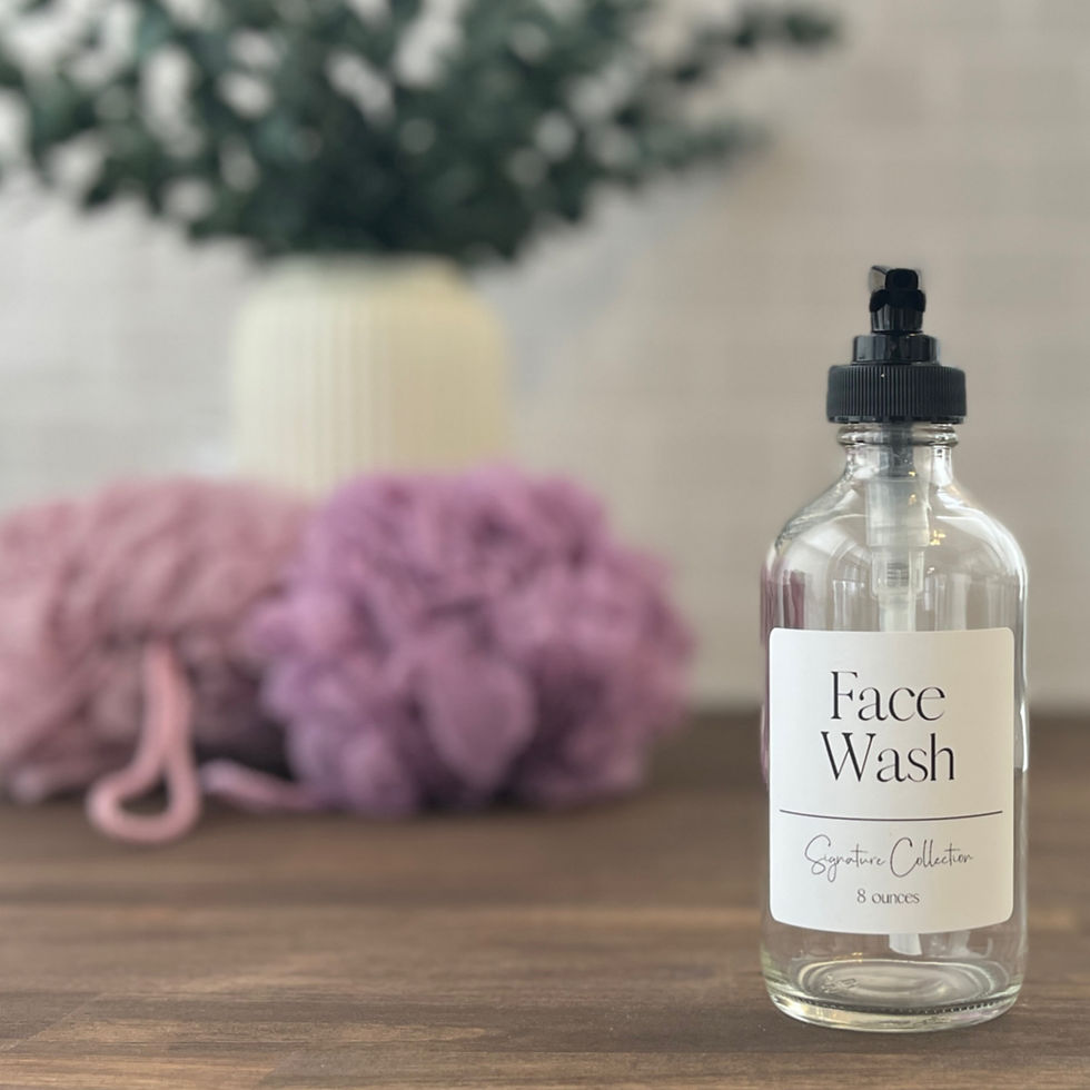 Thumbnail: Clear Glass Bathroom Bottles with Pump | Signature Collection
