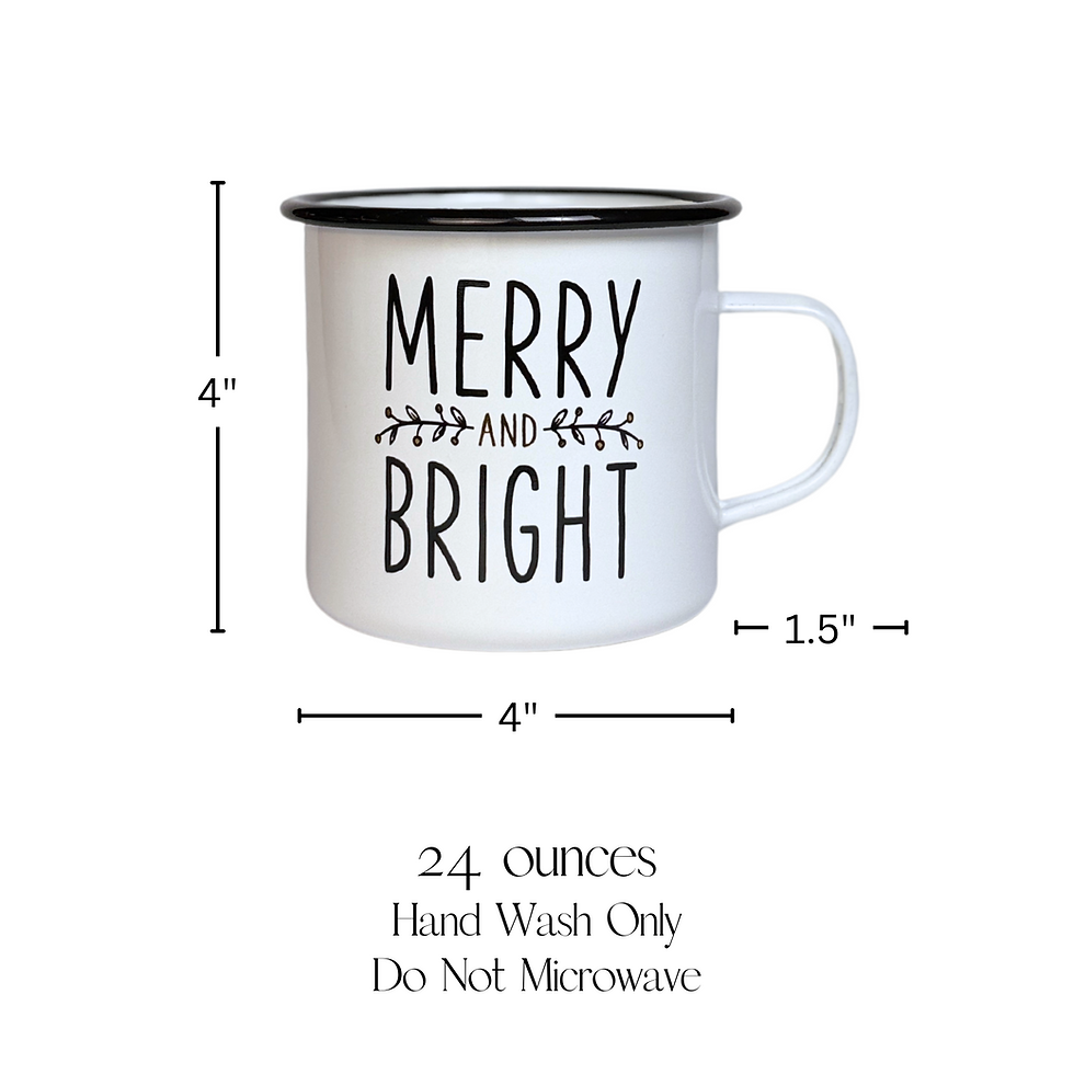 Thumbnail: Enamel Holiday Mugs