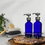 Thumbnail: Cobalt Blue Glass Hand Soap + Dish Soap Dispenser Set | Apothecary Collec