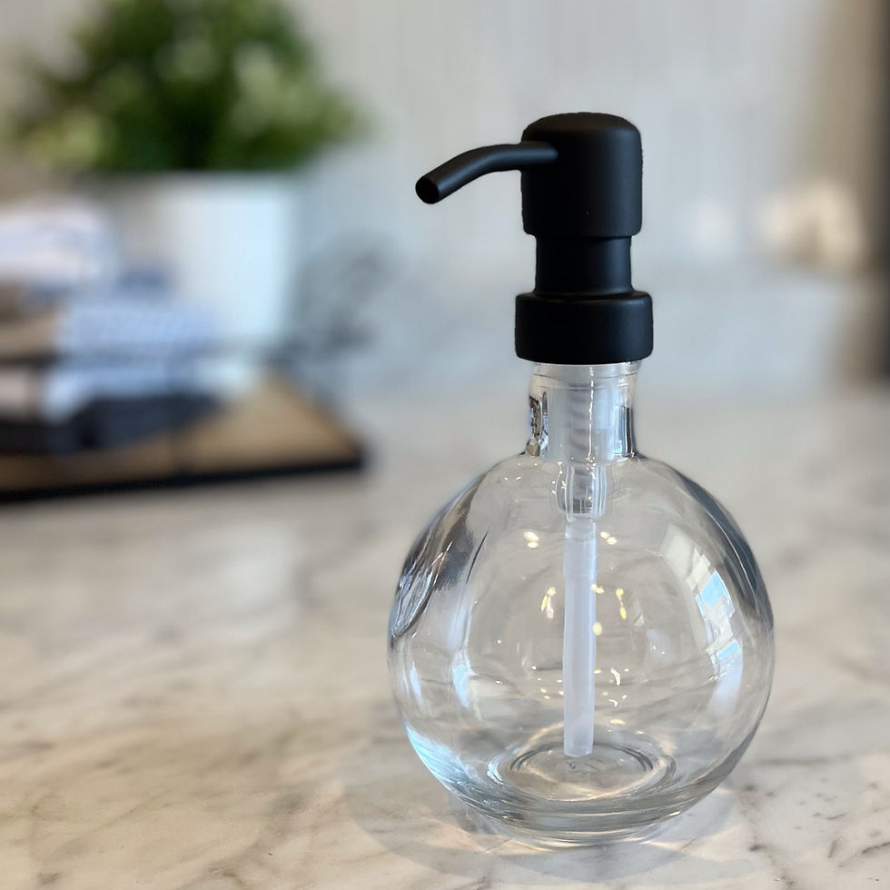 Moon Glass Soap Dispenser