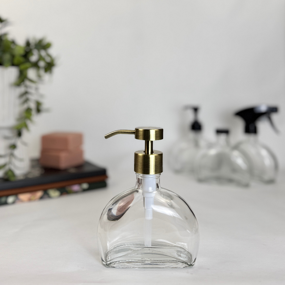 Half Moon Recycled Glass Dispenser