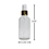 Thumbnail: 4 oz. (120 ML) Clear Glass Bottle with Gold and White Fine Mist Sprayer