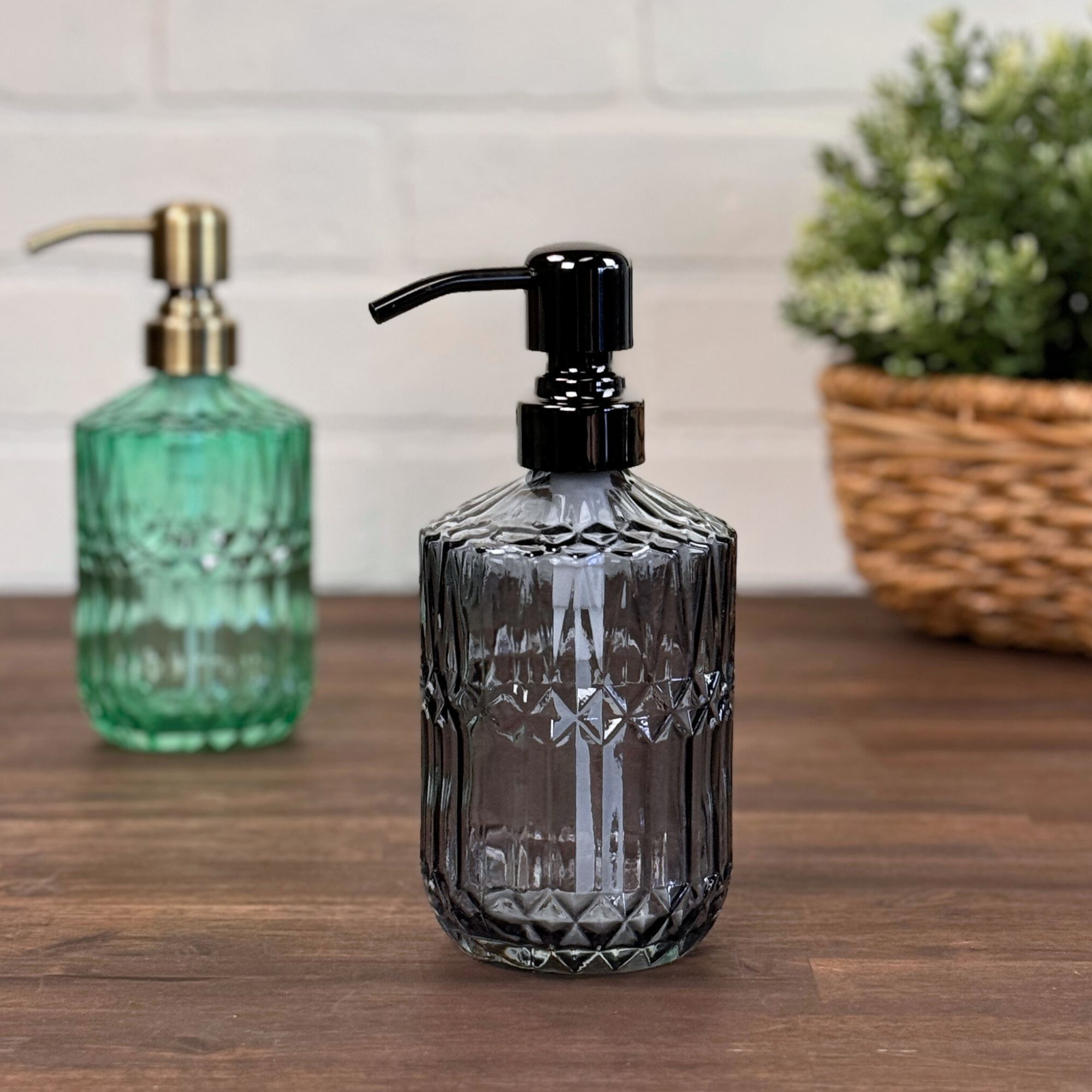 Savannah Glass Soap Dispenser