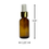 Thumbnail: 1 oz. (30 ML) Amber Glass Bottle with Gold and White Fine Mist Sprayer