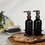 Thumbnail: Black Matte Glass Hand Soap + Dish Soap Dispenser Set | Apothecary Colle