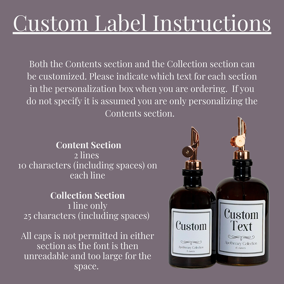 Thumbnail: Amber Apothecary Glass Bottle | Apothecary Collection Custom Label | 8 or